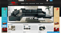 Desktop Screenshot of luxsofa.com