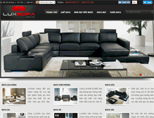 Tablet Screenshot of luxsofa.com